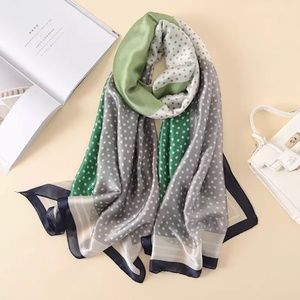 SILK SCARF LUXURY STYLE STOLES WOMEN HEADBAND